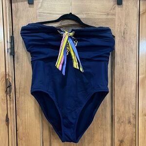 Trina Turk Women’s 12 Navy Swimsuit